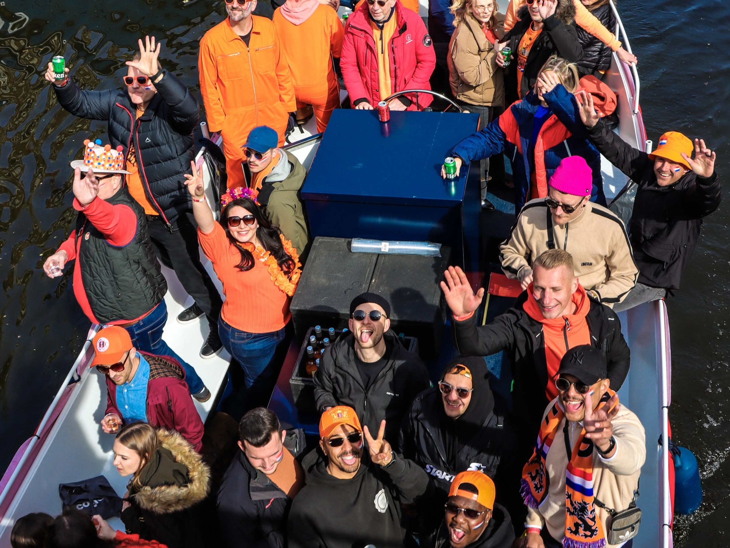 a group of people posing for the camera