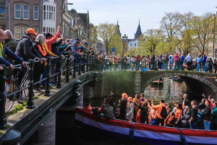 a group of people on a boat